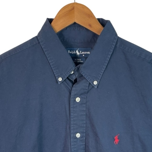 BF767 Men’s Polo Ralph Lauren Designer BLAKE Button Down Shirt XL - Picture 2 of 4